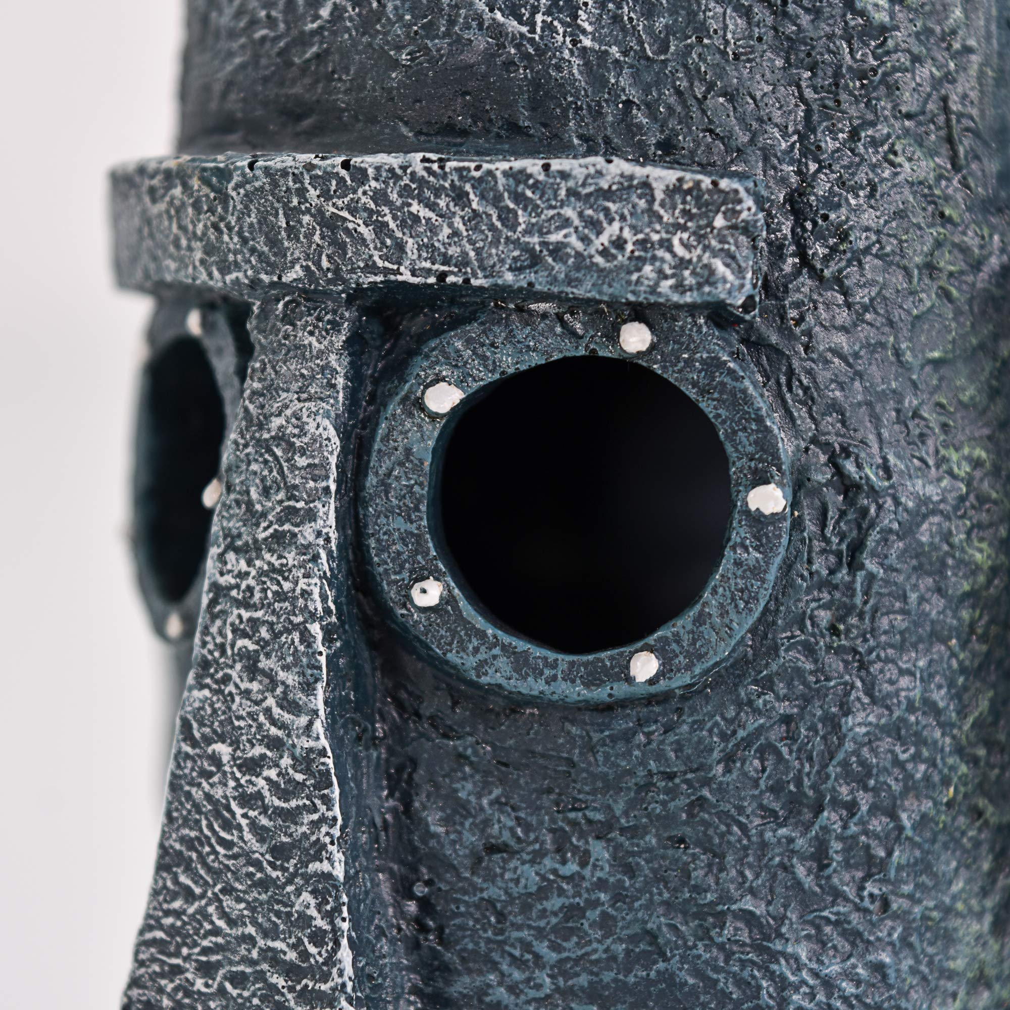 Penn-Plax SpongeBob Pineapple House detail close-up on durable resin and smooth finish.