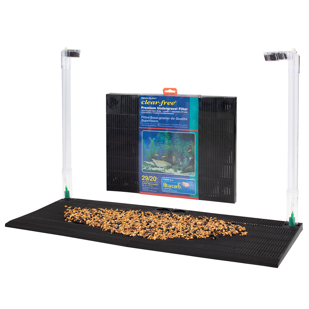 Penn-Plax air tubes illustrate aeration while filtering for healthier aquarium oxygen levels.