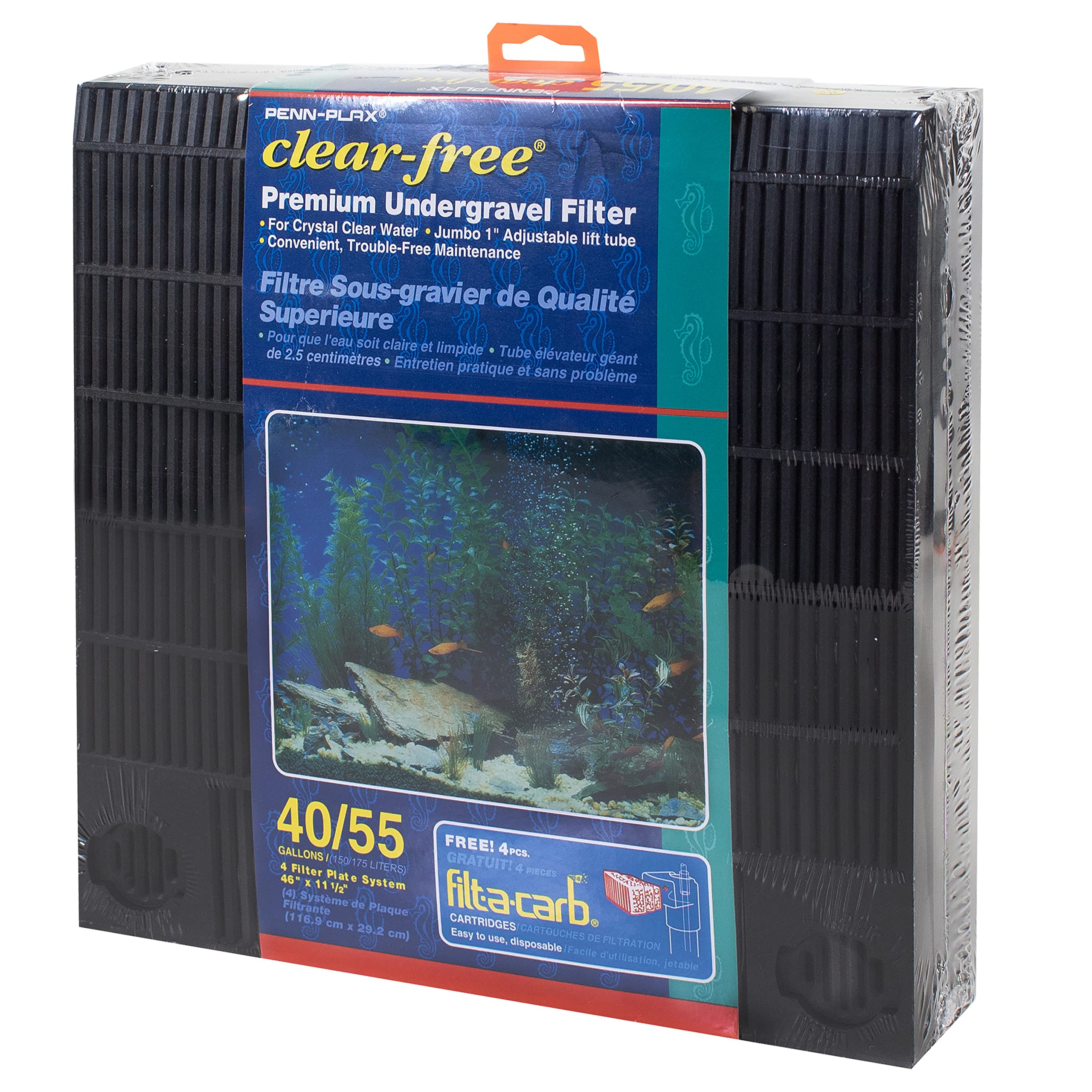 Penn-Plax lift tubes with adjustable height optimize flow for steady filtration