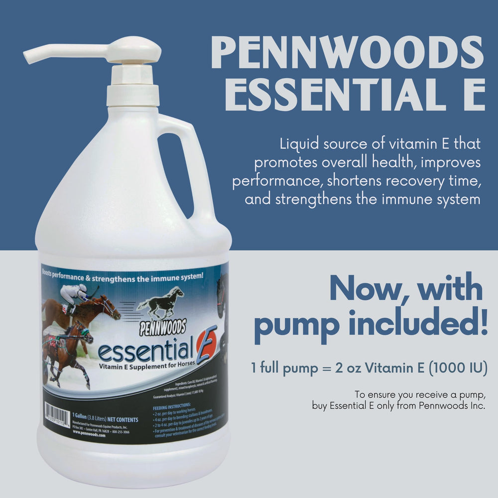 Pennwoods Essential E dosing scene with measuring pump in use.