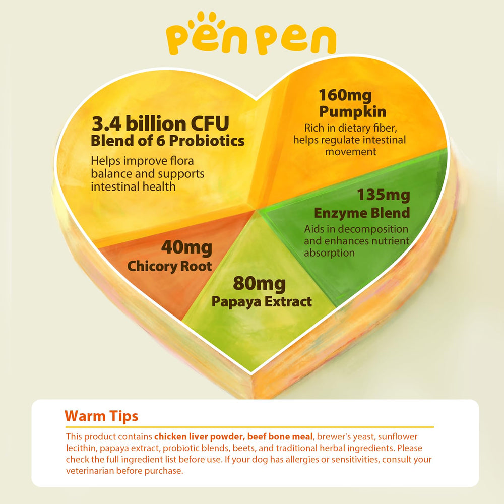 PENPEN Probiotics for Dogs immune boost highlight for canine wellness.