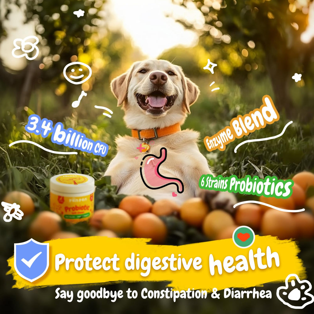 PENPEN Probiotics dogs wheat-free soy-free badge for dietary sensitivity.