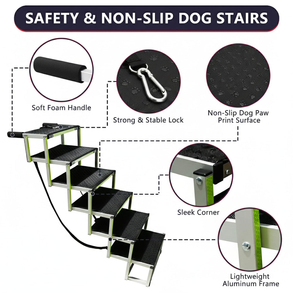 PENSUN stairs with reflective strips improve visibility for nighttime trips.