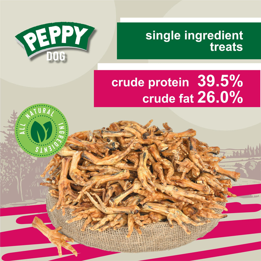 Peppy Dog treats being offered to a dog during snack time.