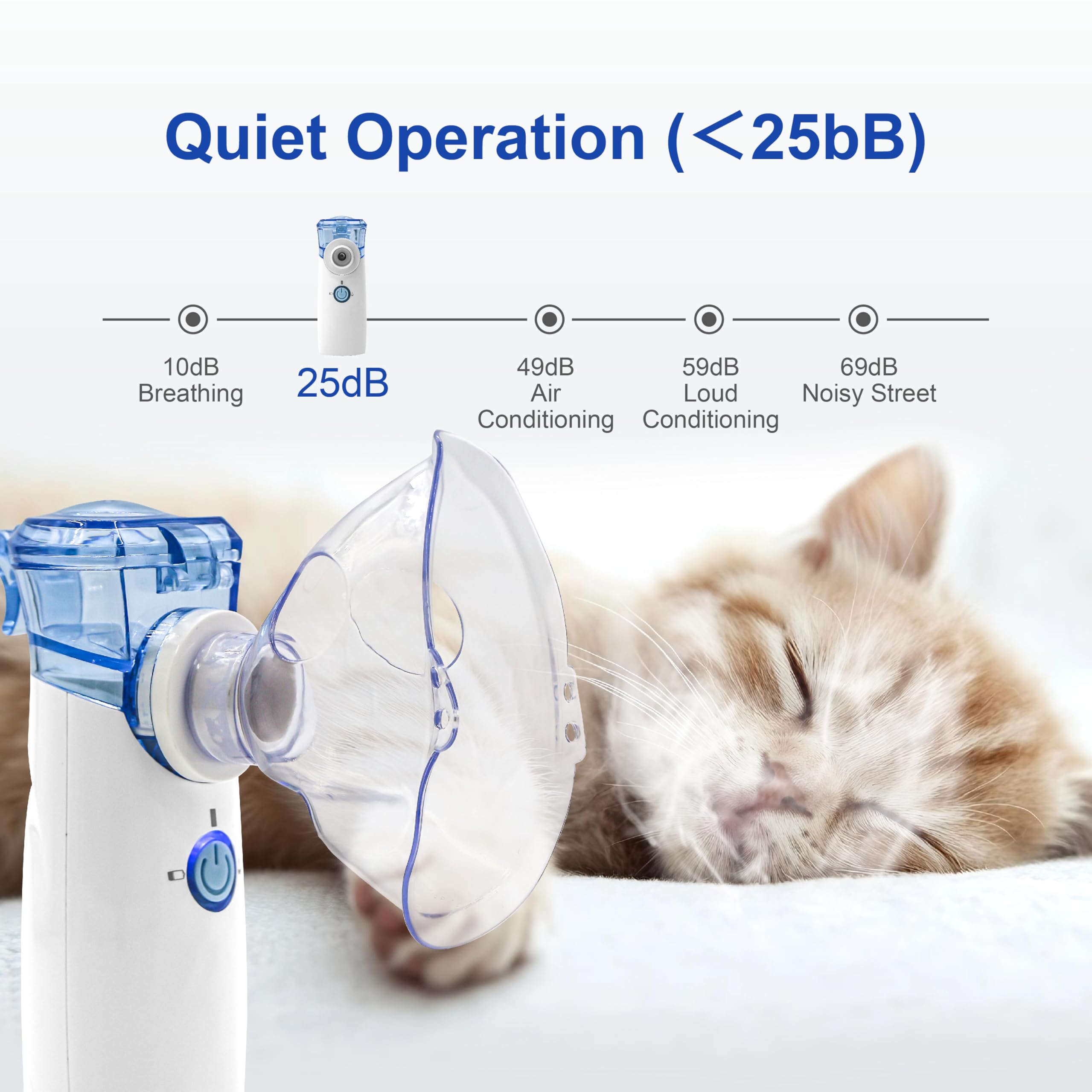 Pepultech quiet air compressor nebuliser for peaceful home use