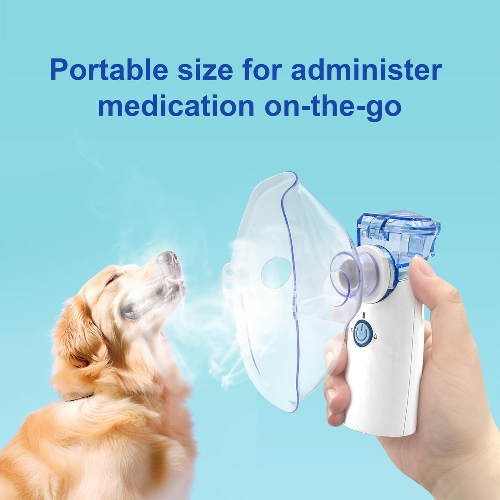Pepultech USB-rechargeable vet nebulizer for easy home sessions