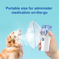 Pepultech USB-rechargeable vet nebulizer for easy home sessions