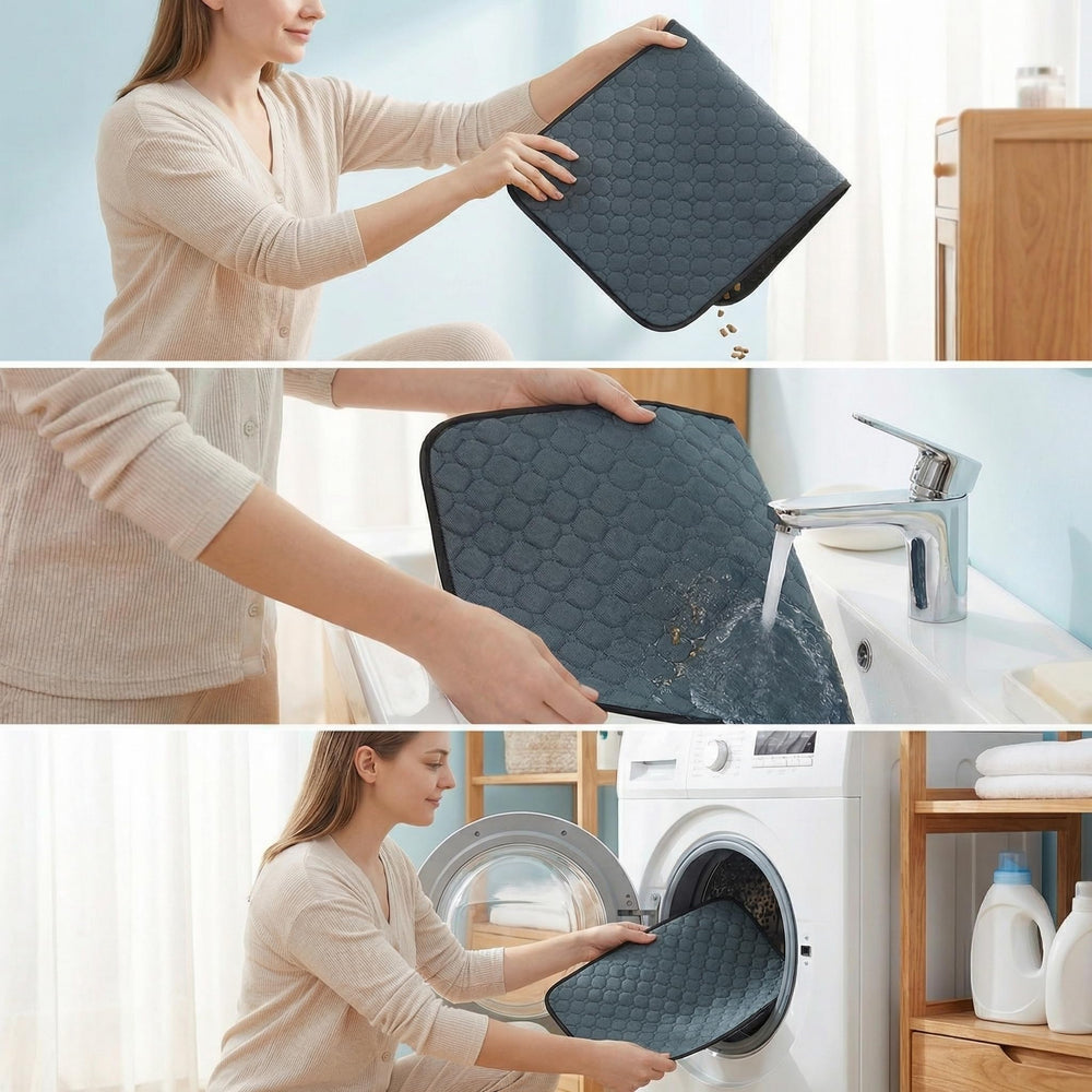 Pequano leak-proof design supports a clean living area.