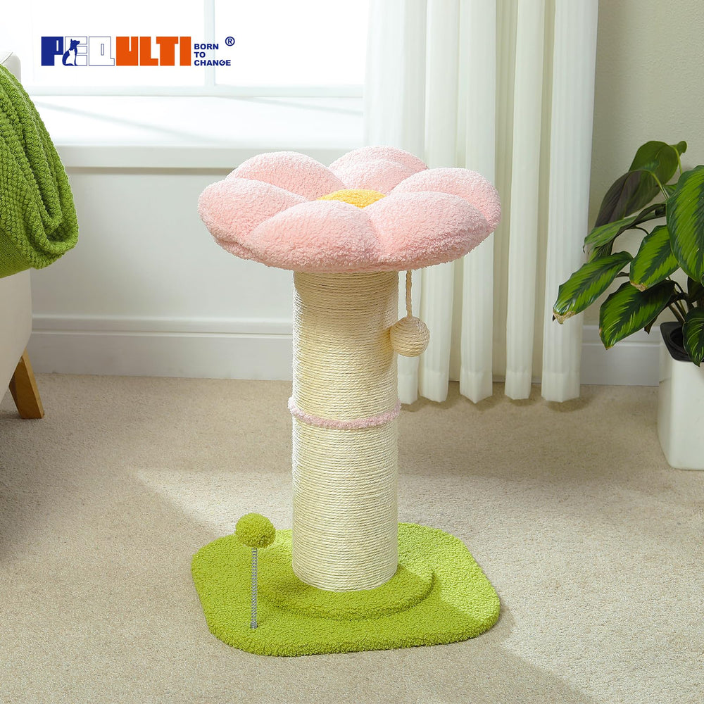 PEQULTI Indoor cat tree suits small spaces beautifully.