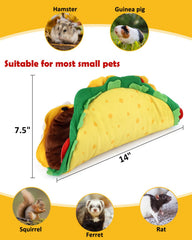 Percozzi Taco Hamster Hideout interior cavity ideal for naps and exploration