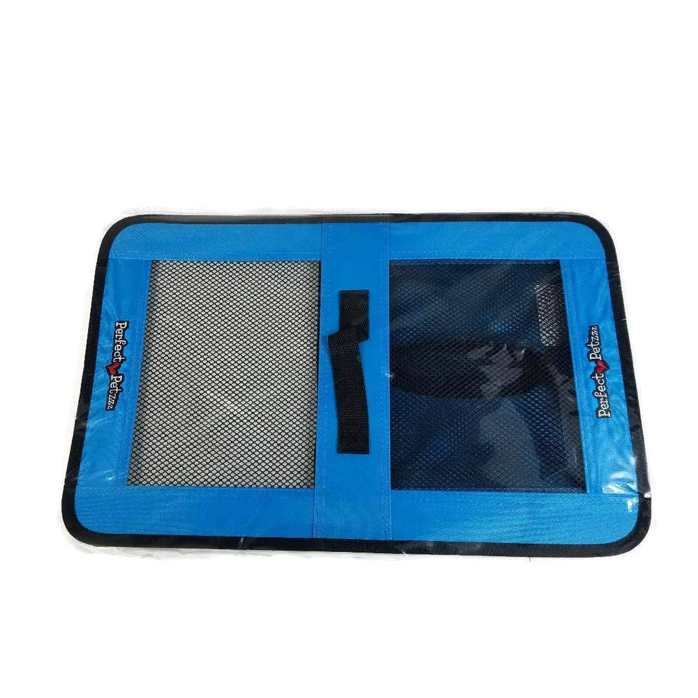 Perfect Petzzz travel bag blue nylon lining keeps your plush toy protected and easy to wipe.