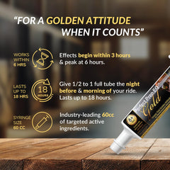 Compact packaging keeps Perfect Prep EQ Gold ready for travel and shows