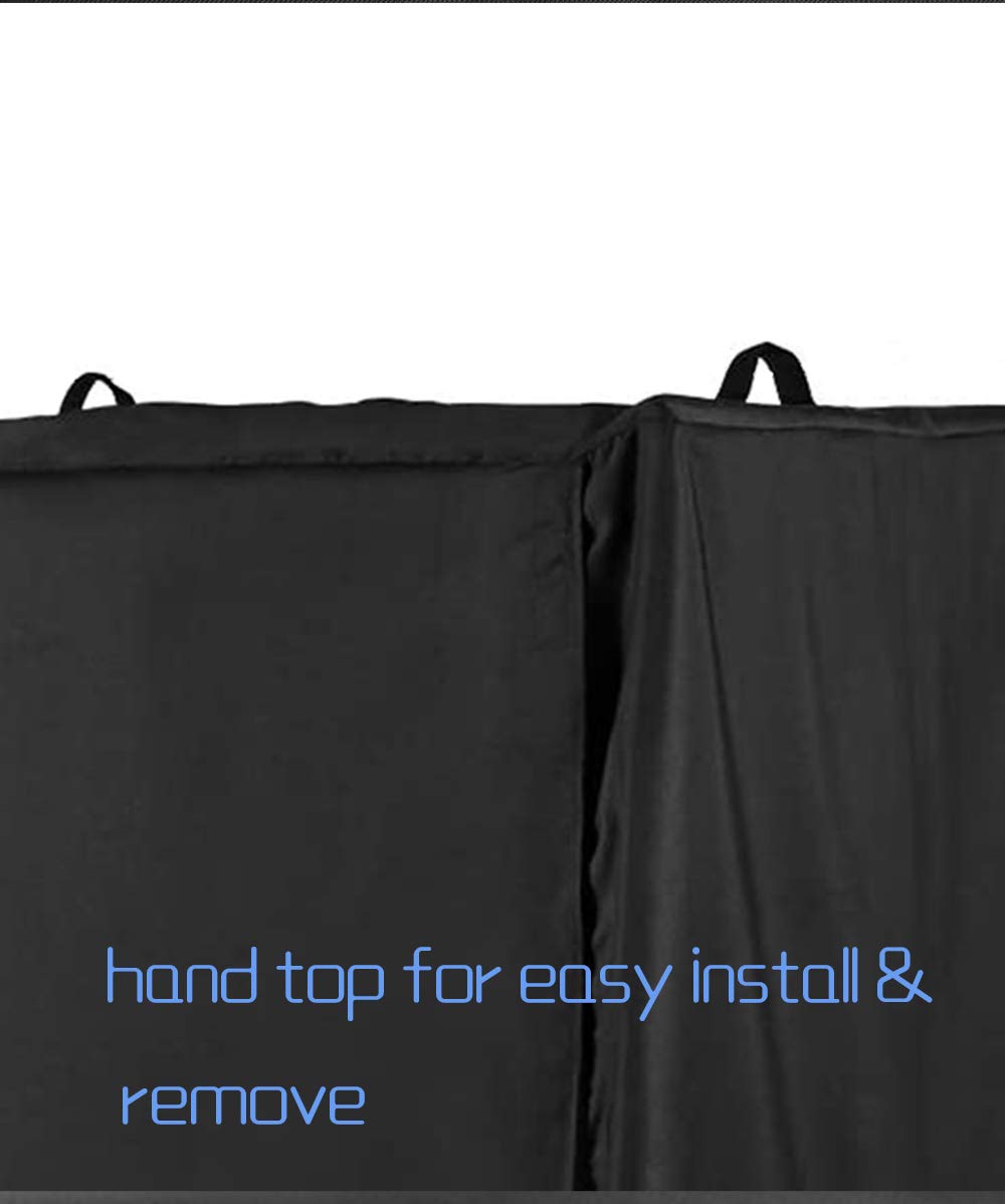 Perfitel universal cover shown with dimensions 88x63x120 cm fits most cages