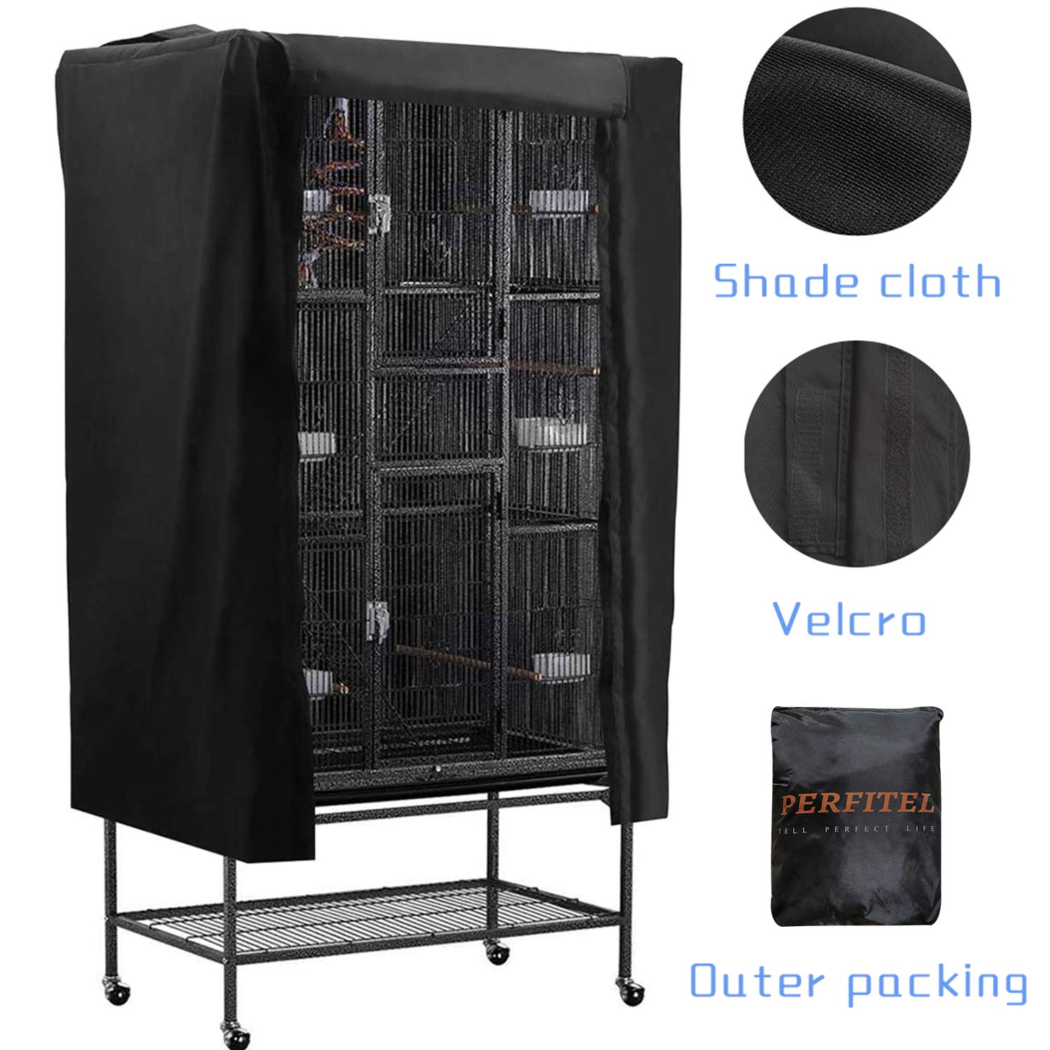 Front view of Perfitel cover with easy access panel