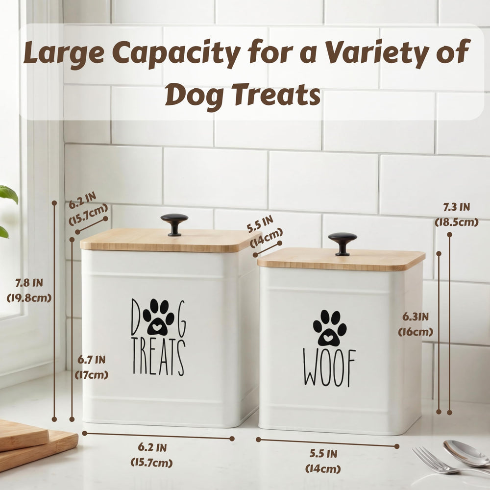 PERFNIQUE bamboo-lid jars preserve freshness for treats
