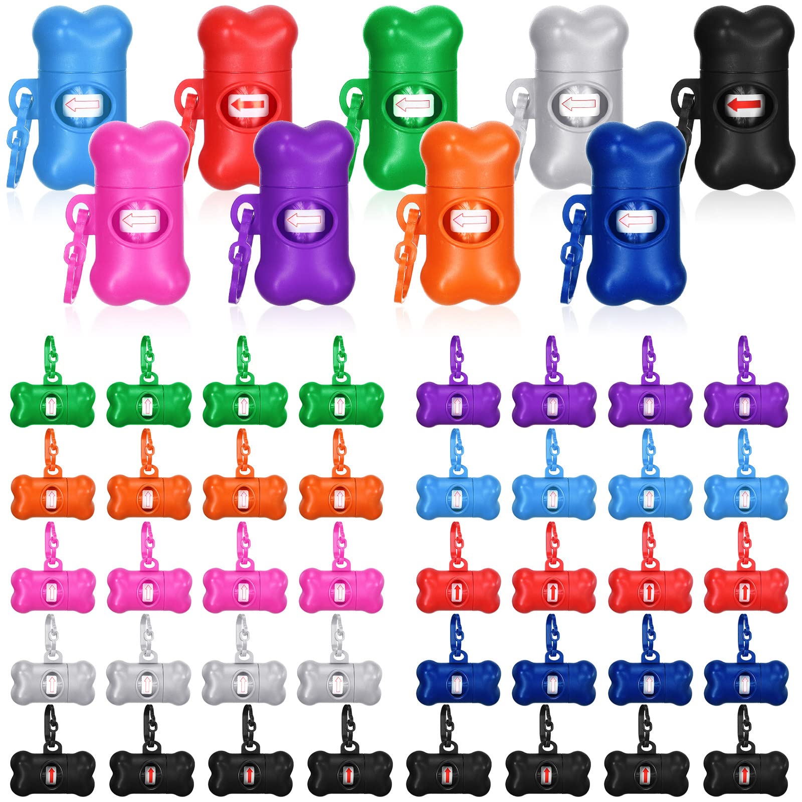 PerKoop bone-shaped poop bag dispenser ready for quick pickup on walks.