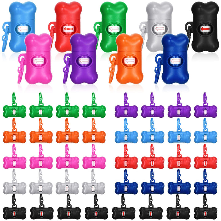 PerKoop bone-shaped poop bag dispenser ready for quick pickup on walks.