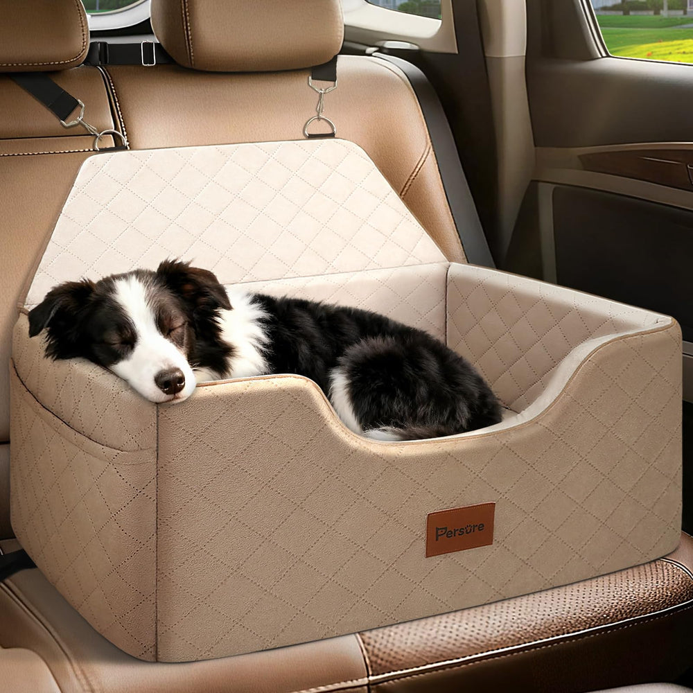 Persure dog car seat travel bed-convertible design for home or car use