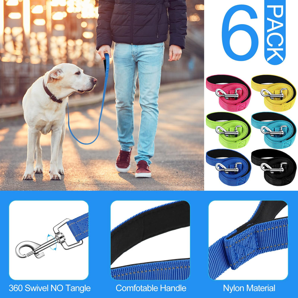Perthlin soft padded handle leash delivers comfy grip on vigorous dogs.