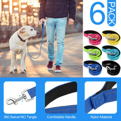 Perthlin soft padded handle leash delivers comfy grip on vigorous dogs.