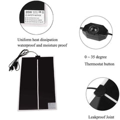 PeSandy 20W terrarium heater providing consistent warmth in enclosure
