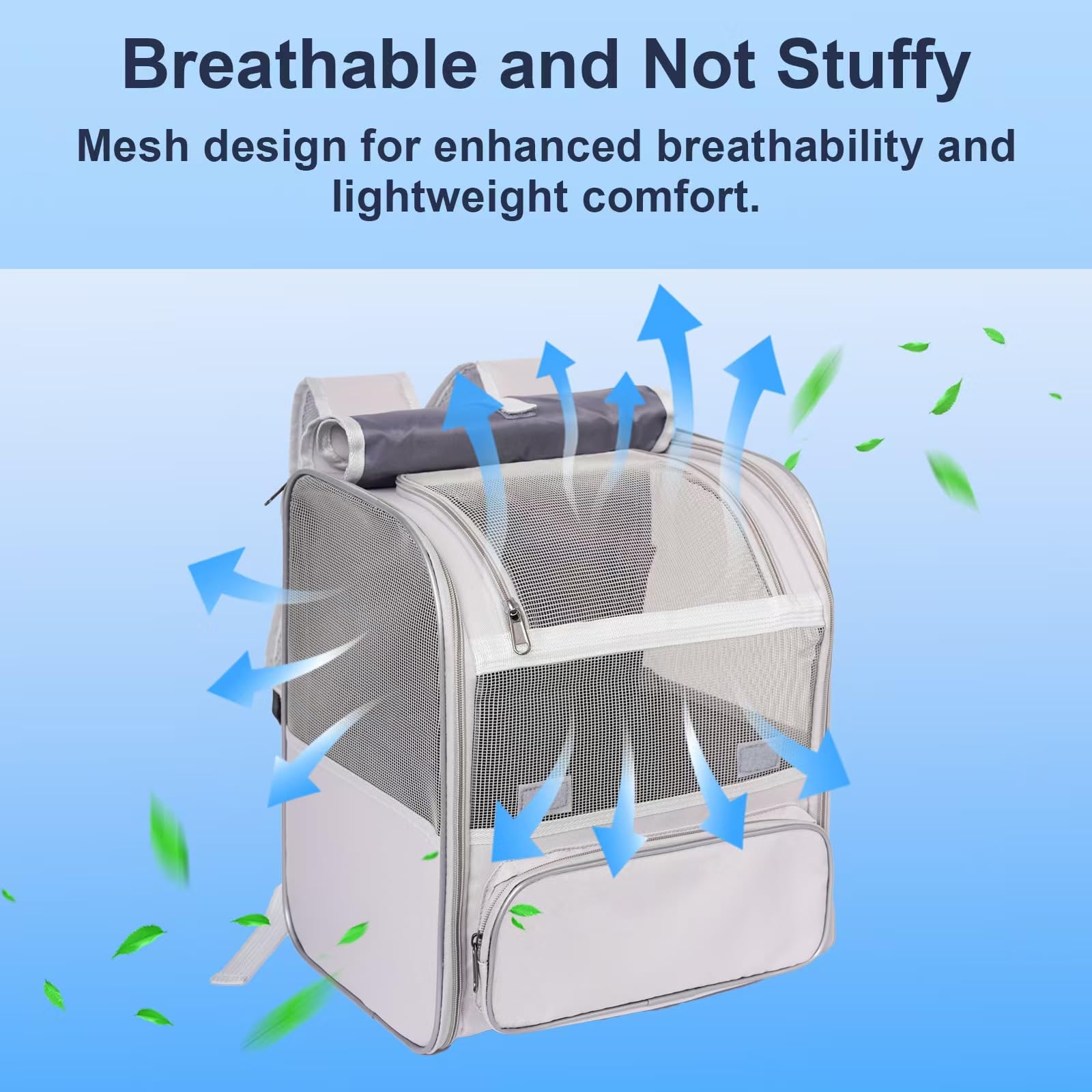 Under-seat airline approved carrier design for easy travel with your pet.