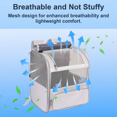 Under-seat airline approved carrier design for easy travel with your pet.