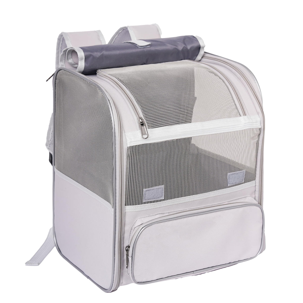 Pesen cat backpack carrier with breathable mesh for cool comfort during travel.