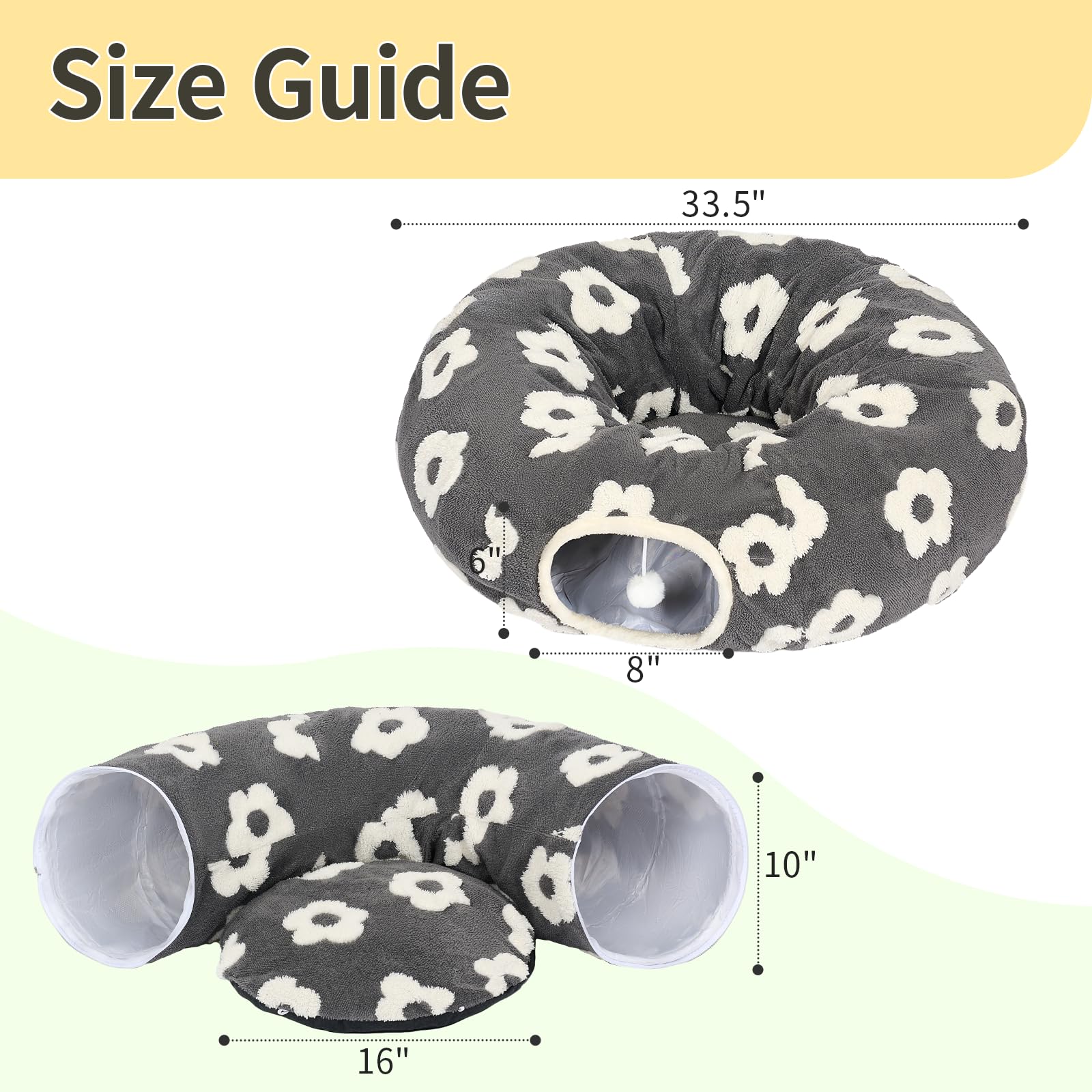 Pesen Cat Tunnel Bed durable materials support everyday use.