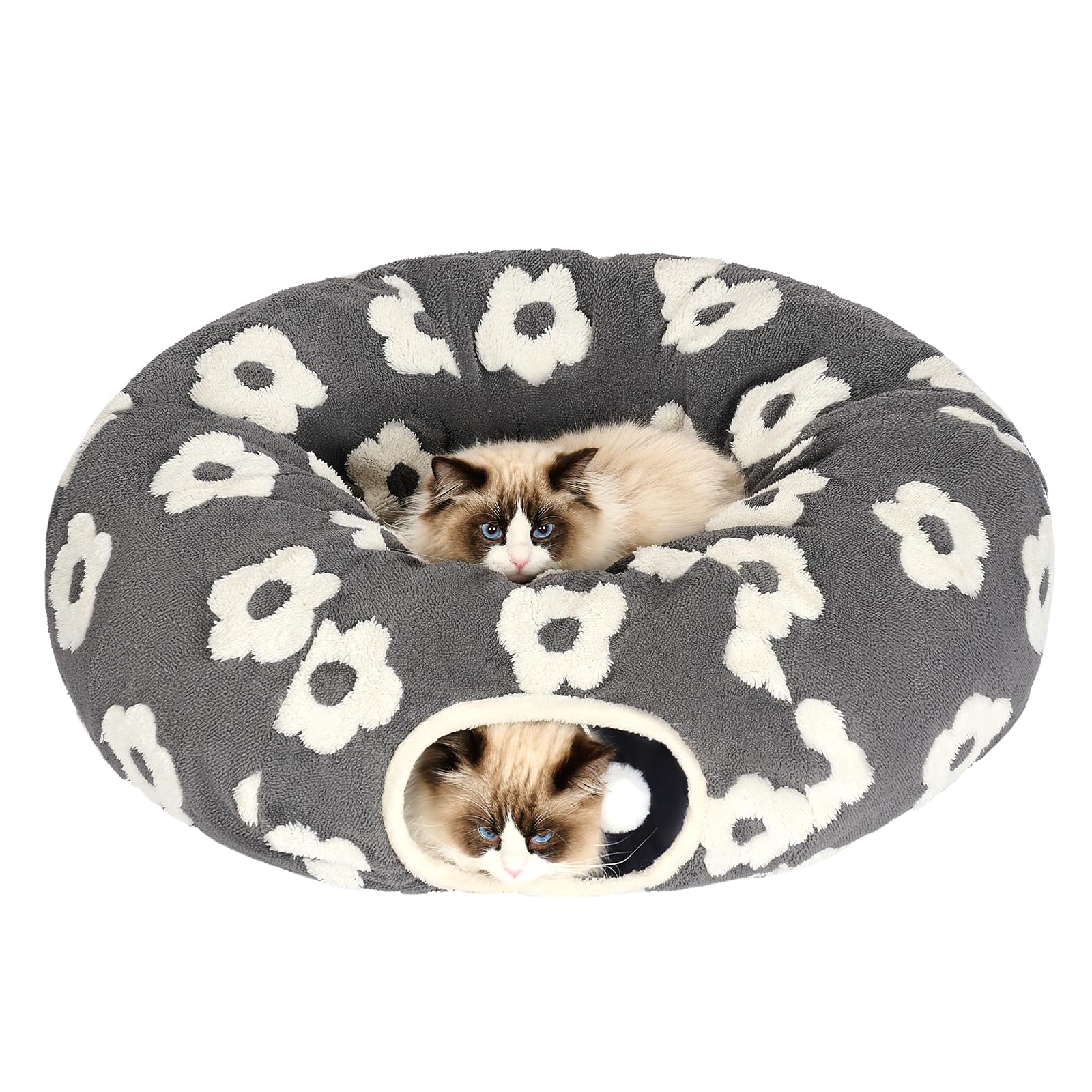 Pesen Cat Tunnel Bed inner circle offers a cozy den for restful moments.
