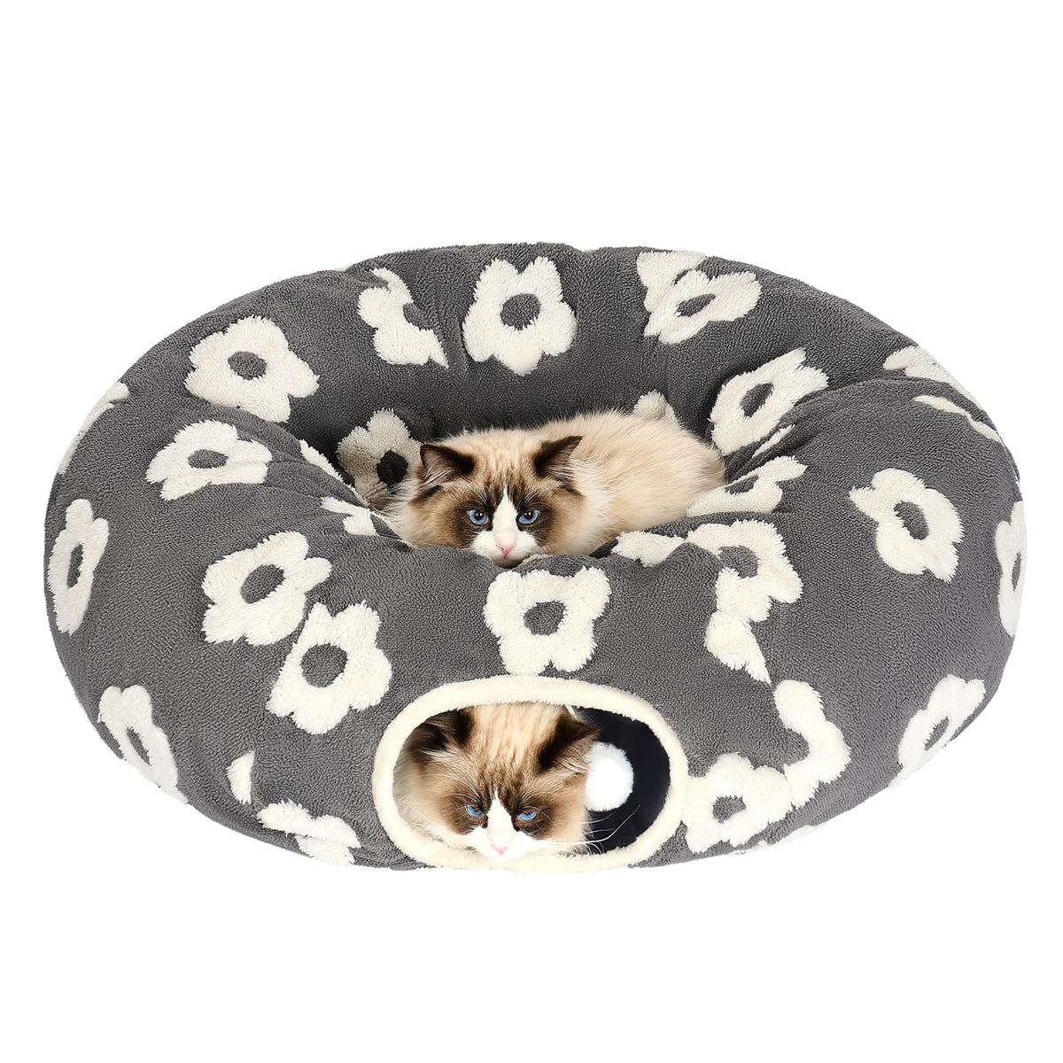 Pesen Cat Tunnel Bed inner circle offers a cozy den for restful moments.