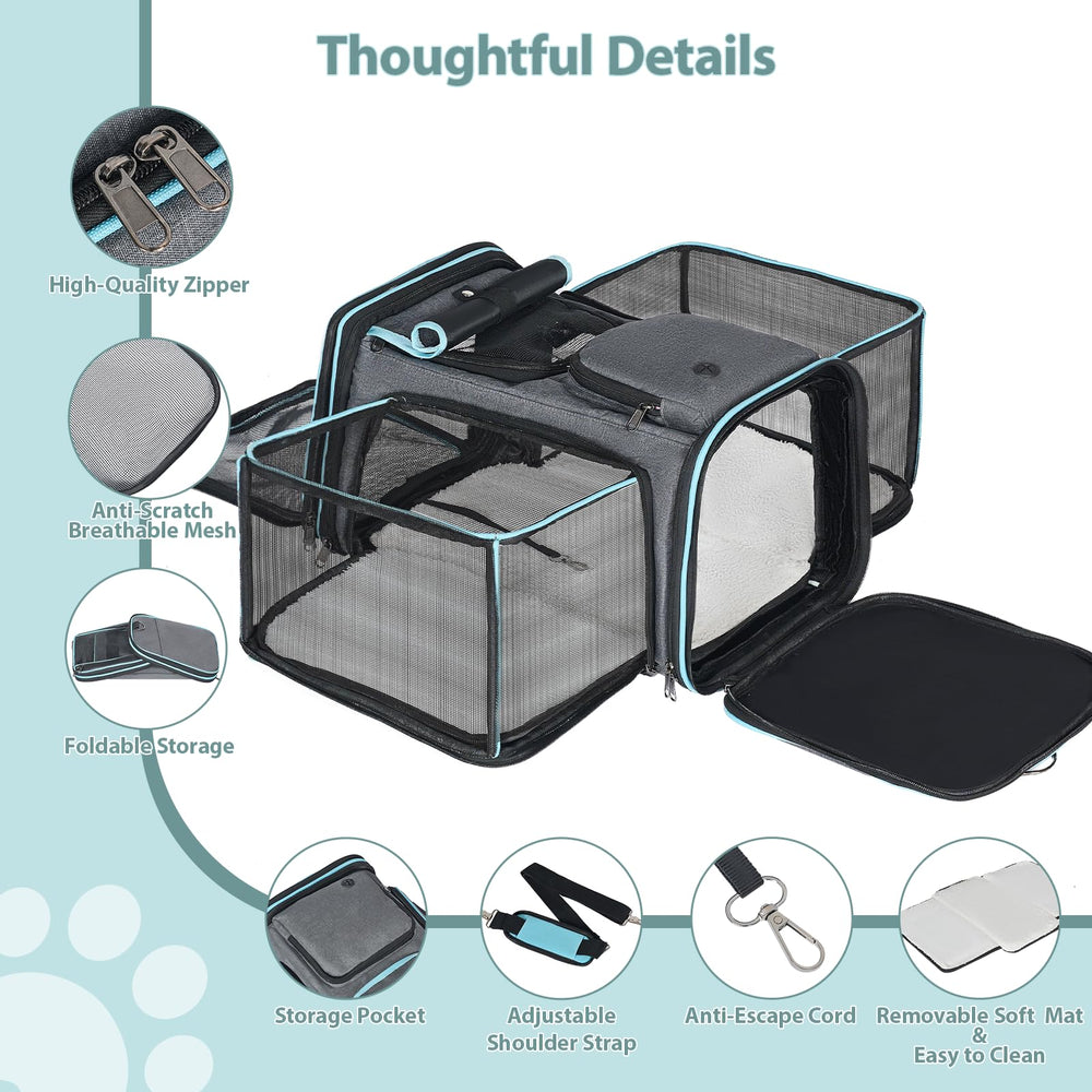 Pesen breathable mesh across all sides for airflow.