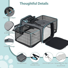 Pesen breathable mesh across all sides for airflow.