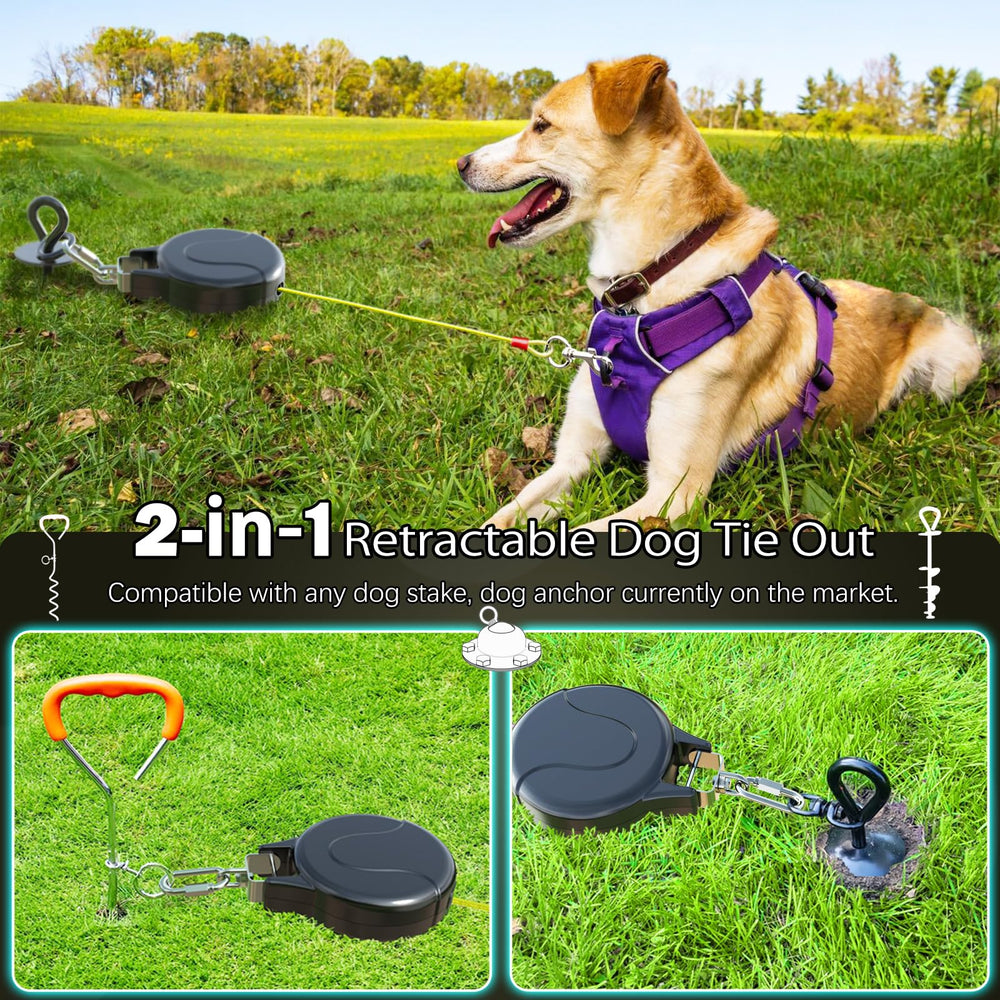 Pestairs durable vinyl covered cable on the leash