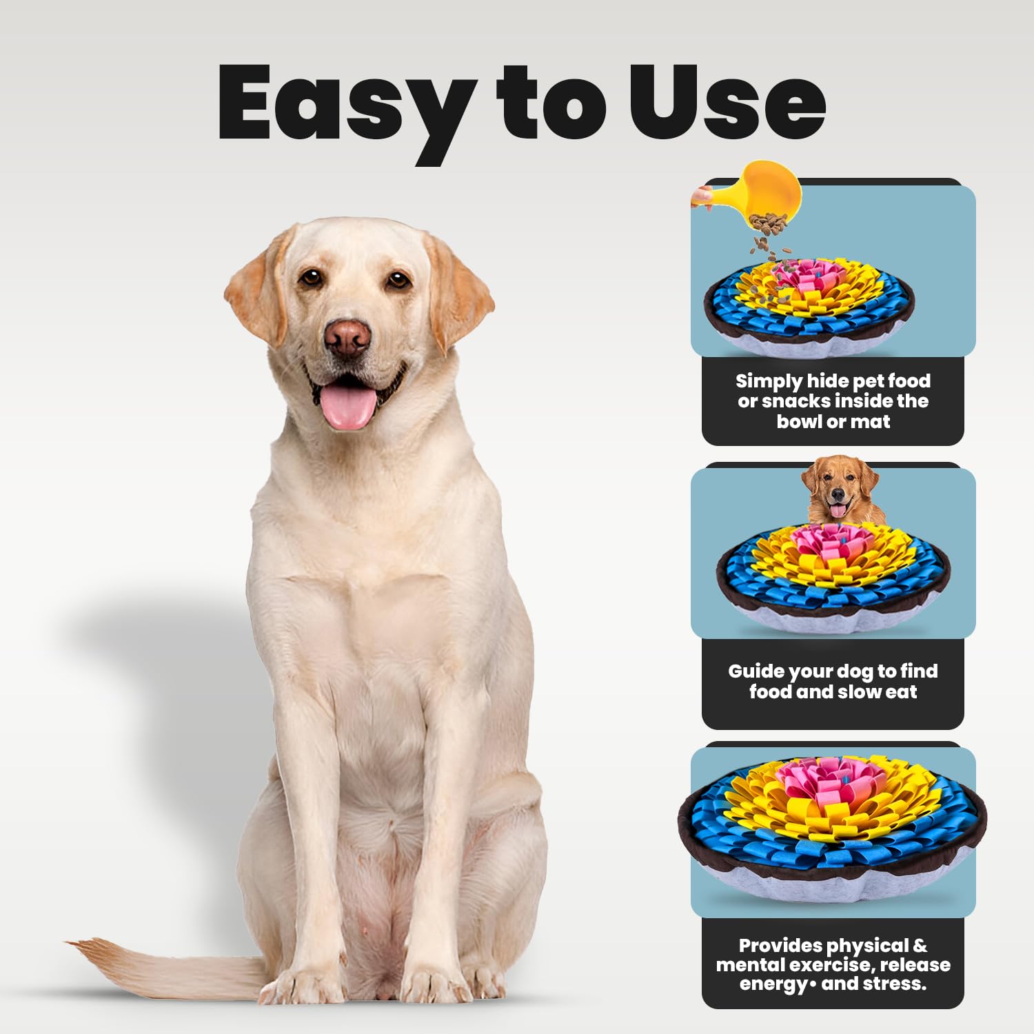 PET ARENA snuffle mat eco-friendly material supports durable dog enrichment.