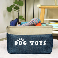 PET ARTIST dog toy basket large capacity stores many toys neatly