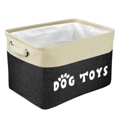 PET ARTIST dog toy basket with large capacity for toys and accessories