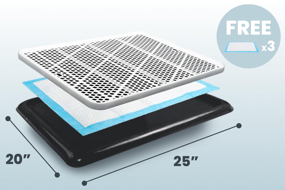 Pet Awesome mesh grate removable for quick, hygienic cleanup after use