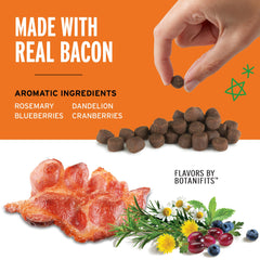 Pet Botanics Training Rewards pork liver and bacon flavor bite.