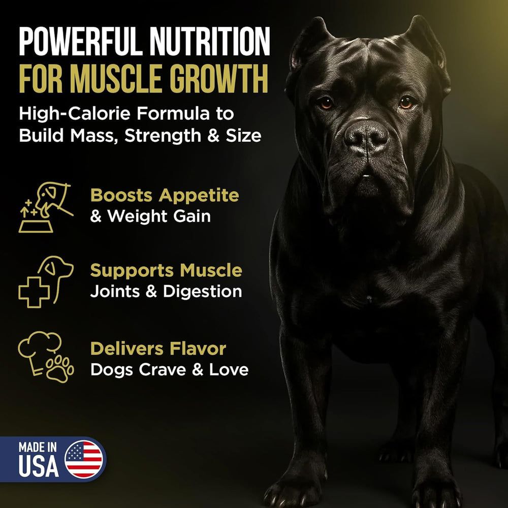 PET CARE Sciences scoop shows puppy and adult portions.