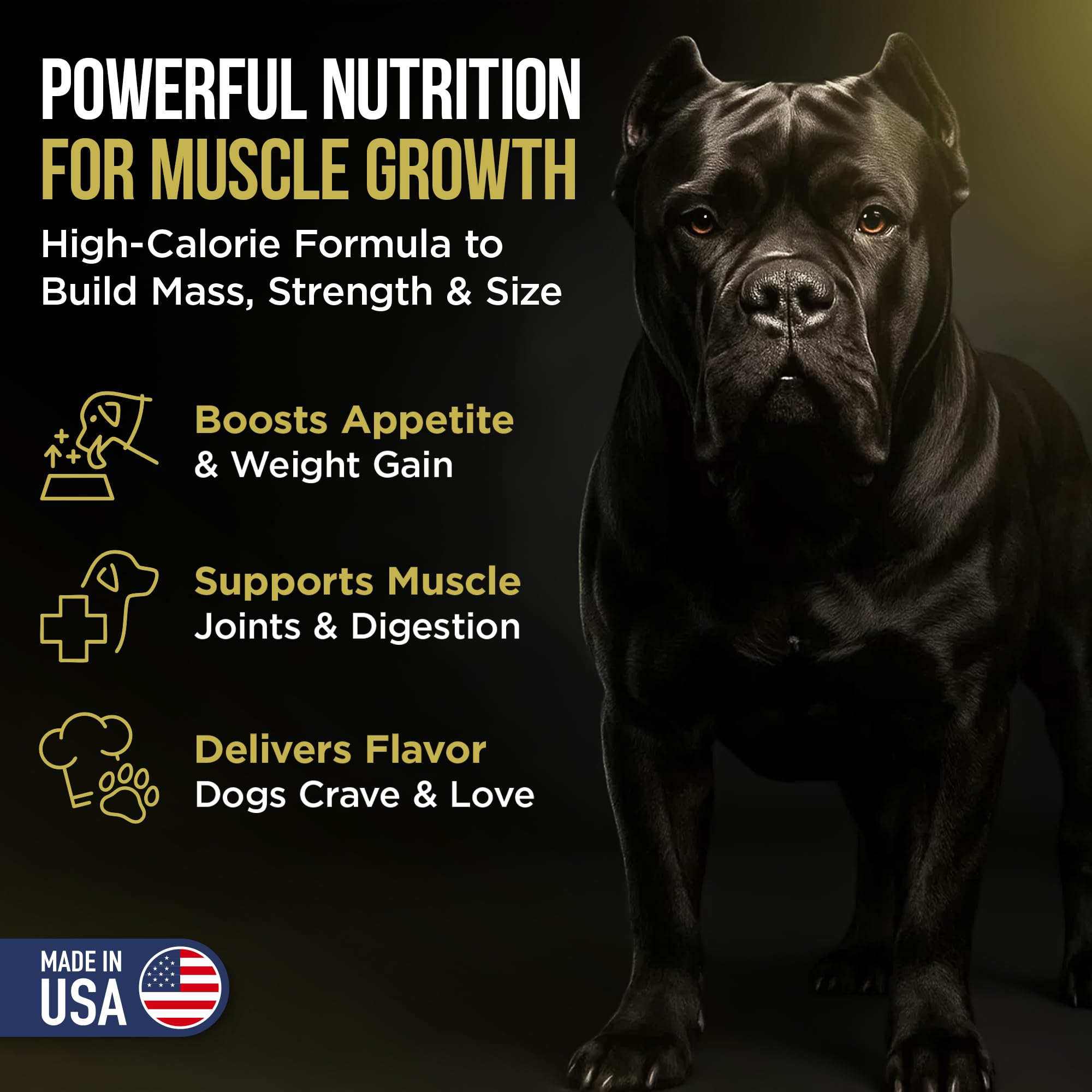 PET CARE Sciences Weight Gainer Bacon Flavor improves dog acceptance at mealtime.