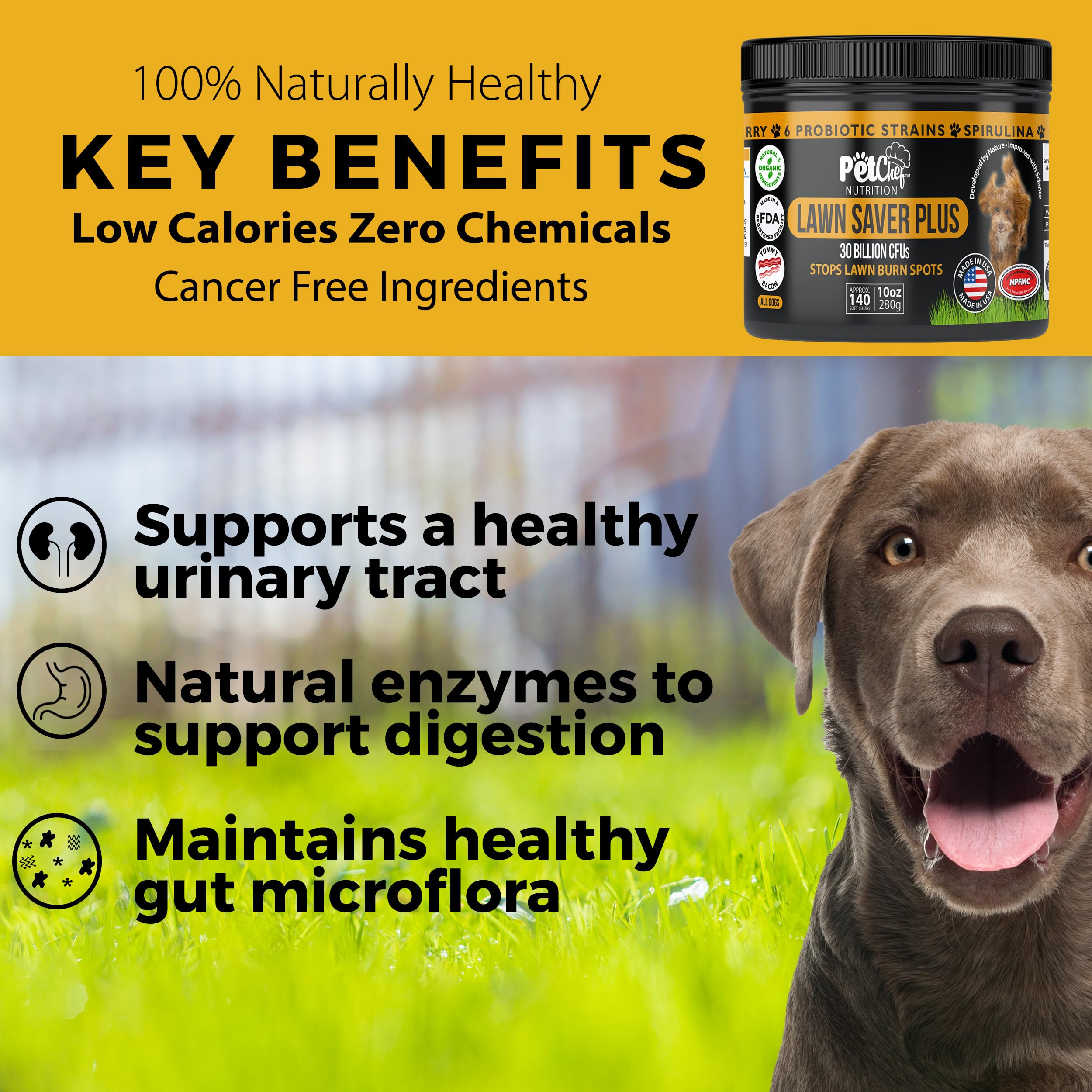 Pet Chef Nutrition DL-Methionine blend promoting urine balance in a chew