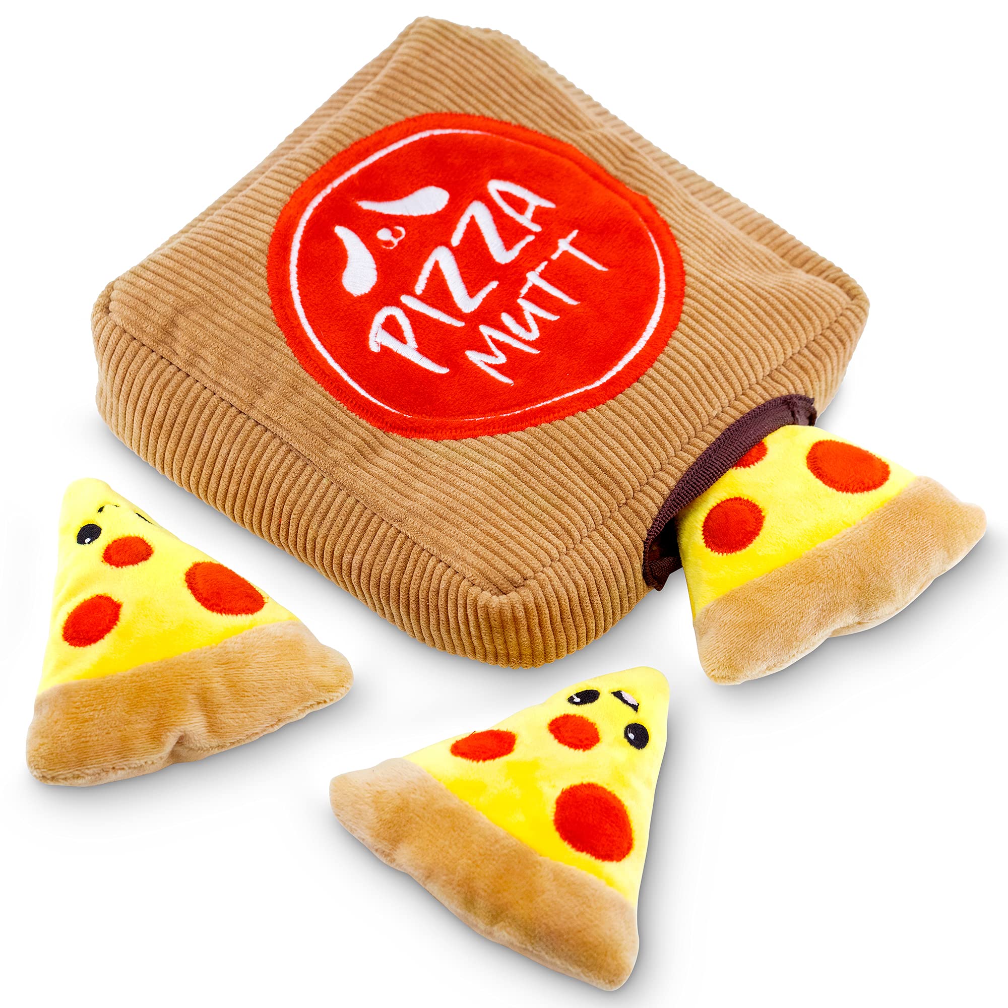 Pet Craft Supply Hide and Seek plush with pizza box full set for interactive play.