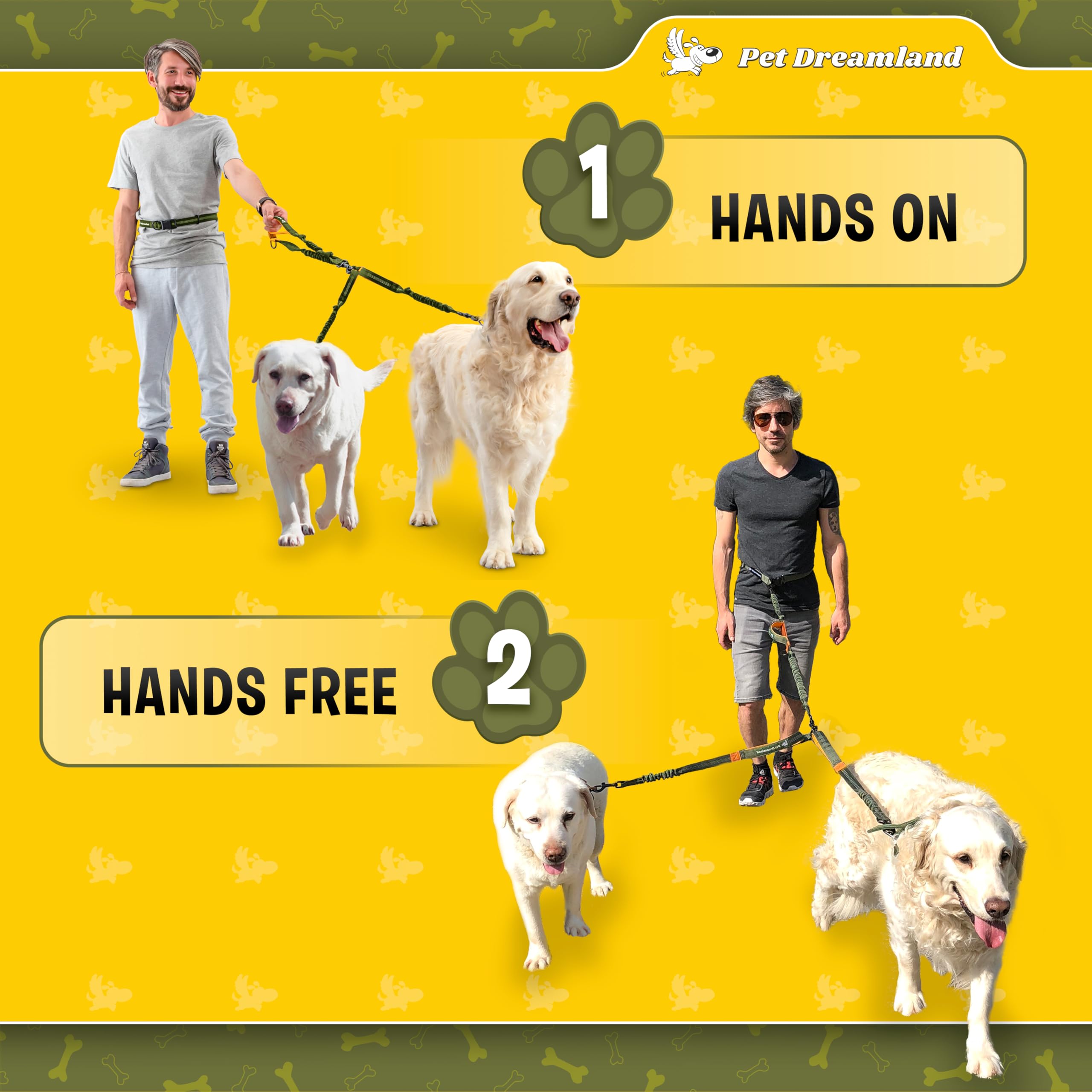 Pet Dreamland Exquisite adjustable-fit adapts to different waists for versatile use
