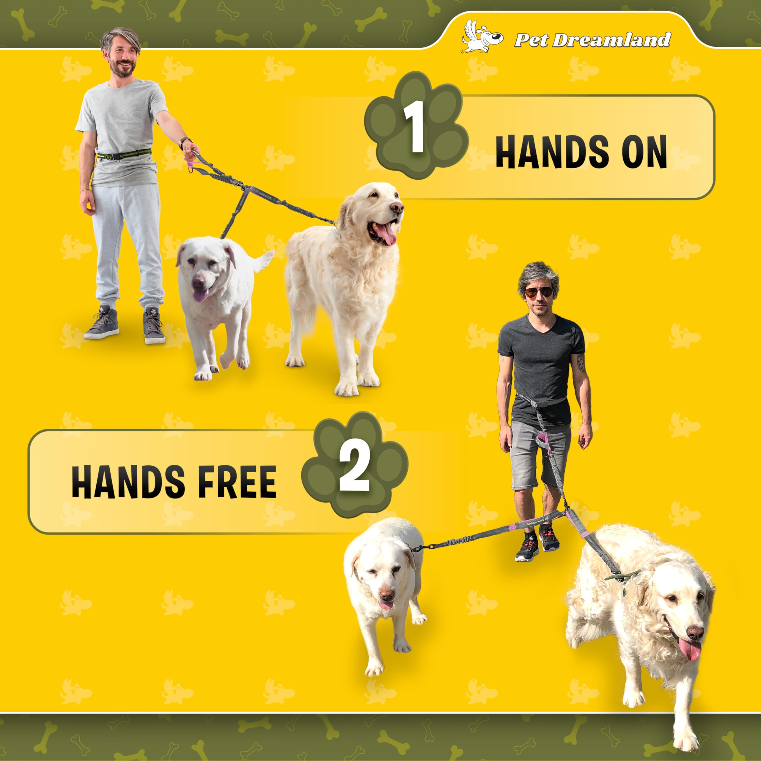 Pet Dreamland tough-for-big-dogs leash withstands strong pulls and daily use.