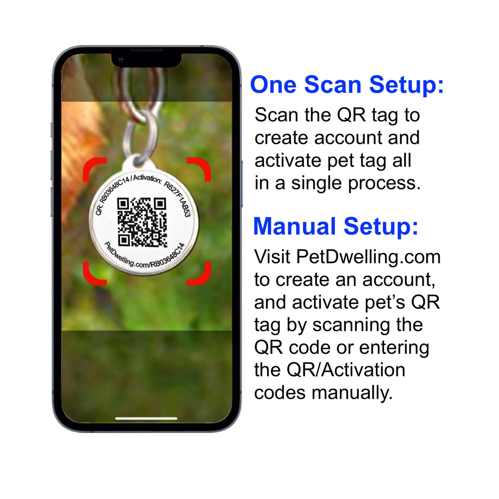 Durable zinc alloy tag stands up to daily adventures