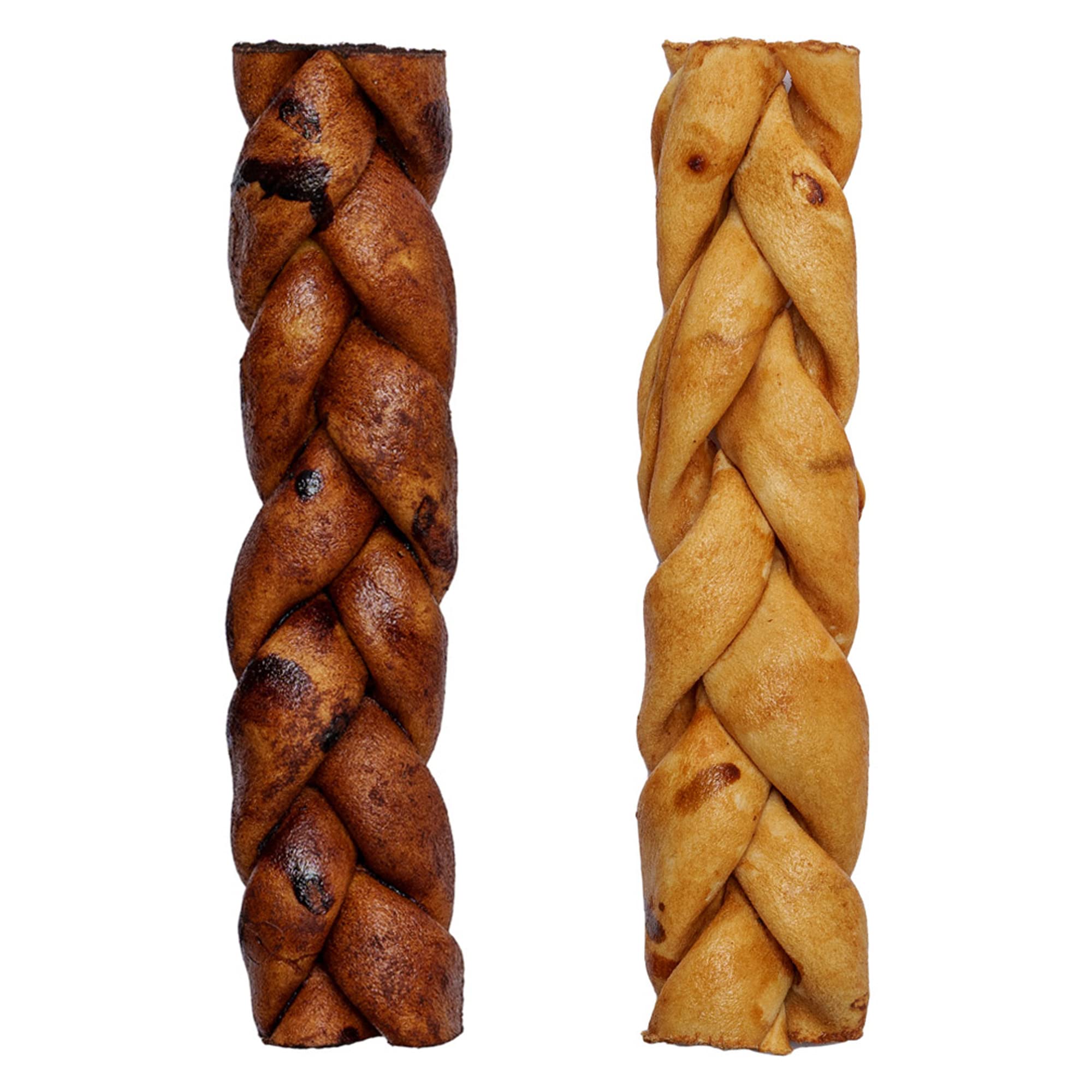 Pet Factory 7-inch chew sticks suited for medium dogs.
