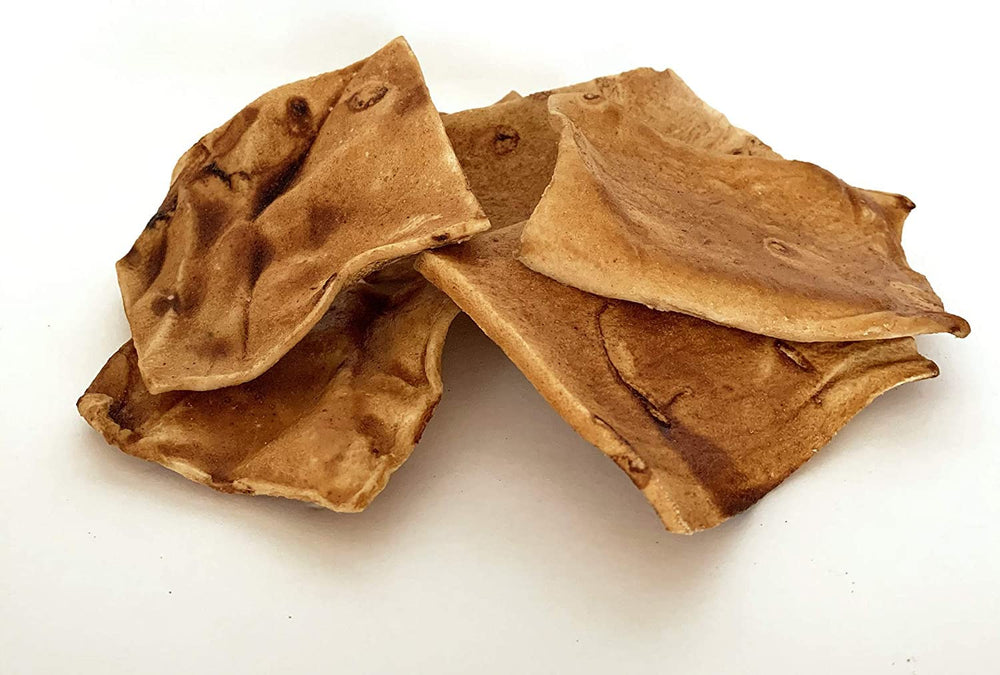 Pet Factory American Beefhide Chips dog chewing demonstrates steady chew time