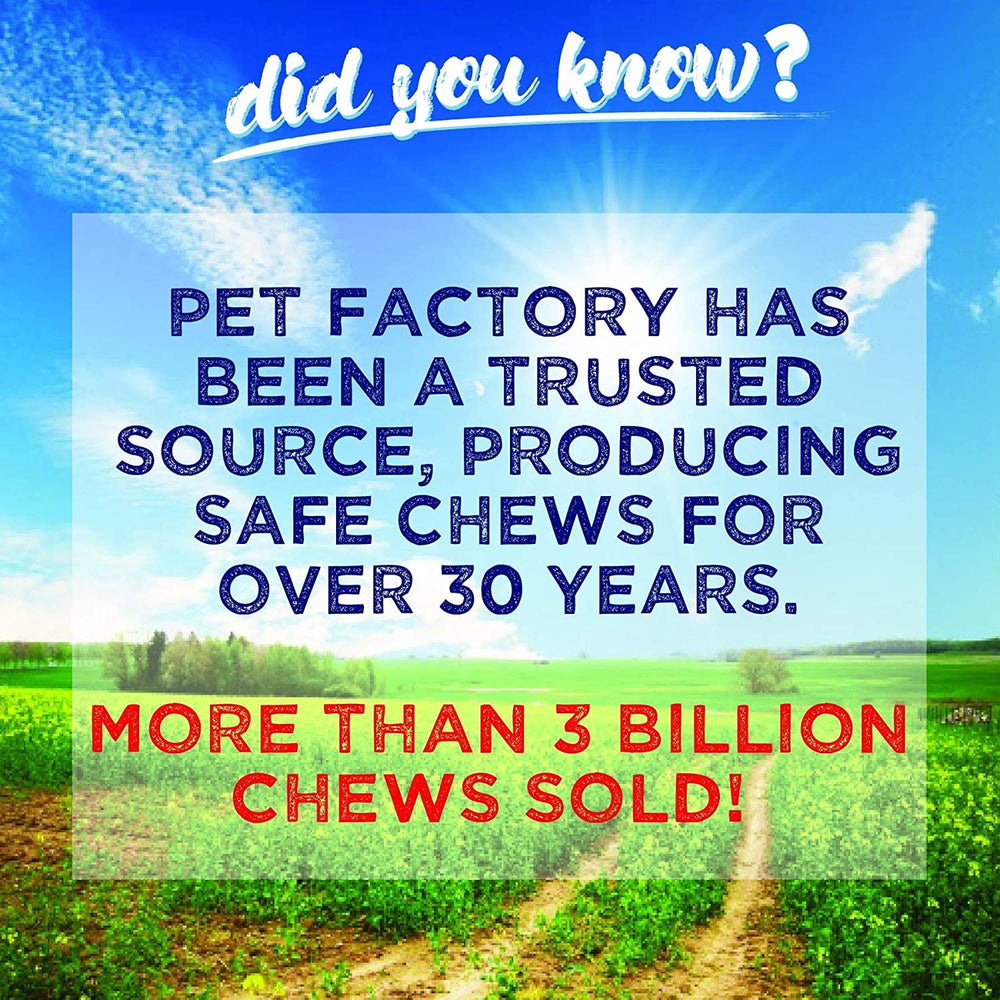 Pet Factory Beefhide safety and quality shown by GFSI-certified facility