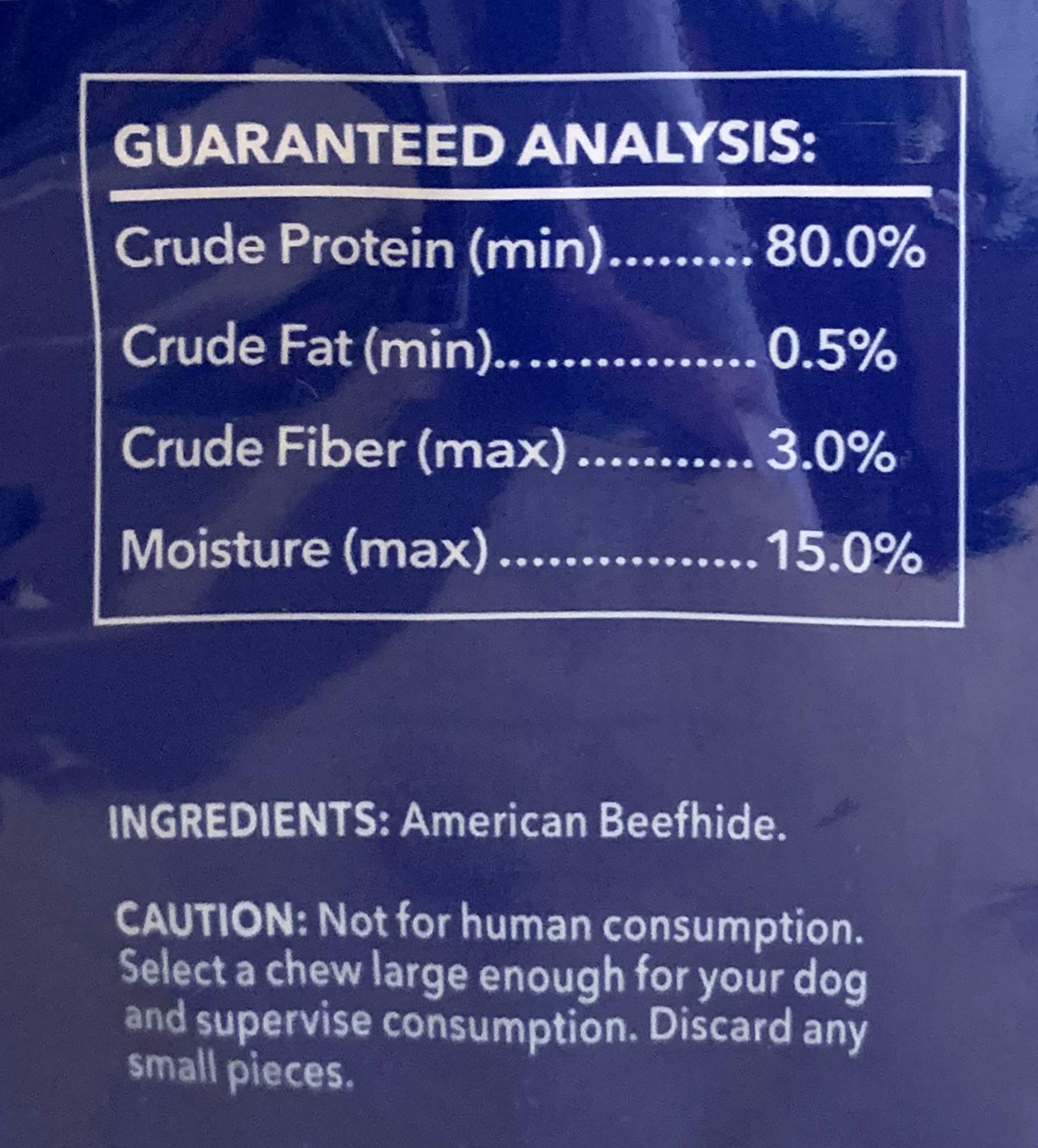 Pet Factory beefhide braid stick sourced in the USA for quality